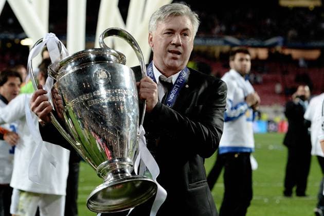 Lissabon, Champions League Finale Real Madrid - Atletico Madrid Carlo Ancelotti 