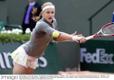 TENNIS - WTA, French Open 2014 PARIS,FRANKREICH,28.MAI.14 - TENNIS - WTA Tennis Damen Tour, Grand Slam, Roland Garros, French Open. Bild zeigt Anna Schmiedlova (SVK). 