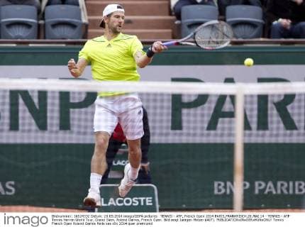 TENNIS - ATP, French Open 2014 PARIS,FRANKREICH,28.MAI.14 - TENNIS - ATP Tennis Herren World Tour, Grand Slam, Roland Garros, French Open. Bild zeigt Juergen Melzer (AUT). 