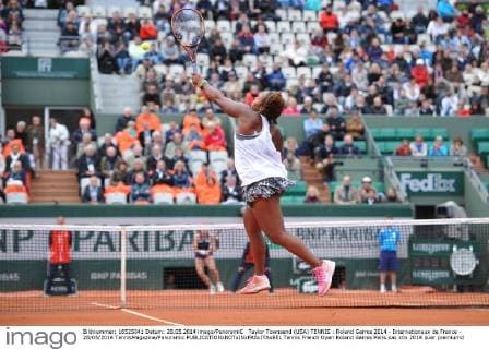 Taylor Townsend (USA) TENNIS : Roland Garros 2014 - Internationaux de France - 28 05 2014 TennisMagazine Panoramic 