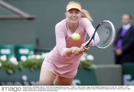 TENNIS - WTA, French Open 2014 PARIS,FRANKREICH,28.MAI.14 - TENNIS - WTA Tennis Damen Tour, Grand Slam, Roland Garros, French Open. Bild zeigt Maria Sharapova (RUS). 