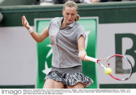 TENNIS - WTA, French Open 2014 PARIS,FRANKREICH,29.MAI.14 - TENNIS - WTA Tennis Damen World Tour, Grand Slam, Roland Garros, French Open. Bild zeigt Petra Kvitova (CZE). 
