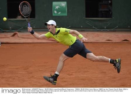 PARIS, 29.05.2014, Andy Murray (GBR) bei den Tennis French Open 2014 in Paris