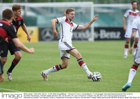 Christoph Kramer (Deutschland). Trainingslager Deutsche Nationalmannschaft, Südtirol, St.Martin Passeiertal, Testspiel gegen die DFB U20, 29.05.2014, EP_wse