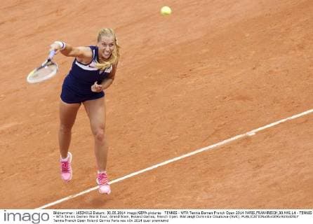 TENNIS - WTA Tennis Damen French Open 2014 PARIS,FRANKREICH,30.MAI.14 - TENNIS - WTA Tennis Damen World Tour, Grand Slam, Roland Garros, French Open. Bild zeigt Dominika Cibulkova (SVK). 