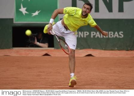 PARIS, 30.05.2014, Marin Cilic (CRO) bei den Tennis French Open 2014 in Paris