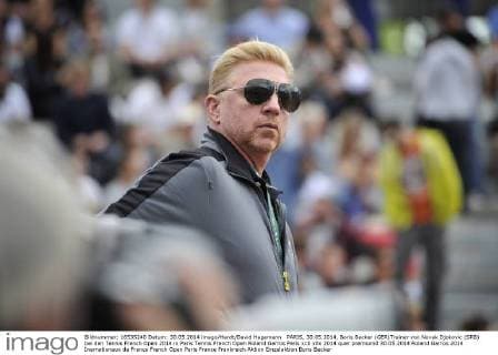 PARIS, 30.05.2014, Boris Becker (GER)Trainer von Novak Djokovic (SRB) bei den Tennis French Open 2014 in Paris