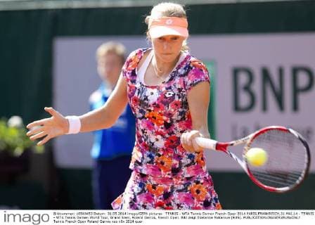 TENNIS - WTA Tennis Damen French Open 2014 PARIS,FRANKREICH,31.MAI.14 - TENNIS - WTA Tennis Damen World Tour, Grand Slam, Roland Garros, French Open. Bild zeigt Ekaterina Makarova (RUS). 