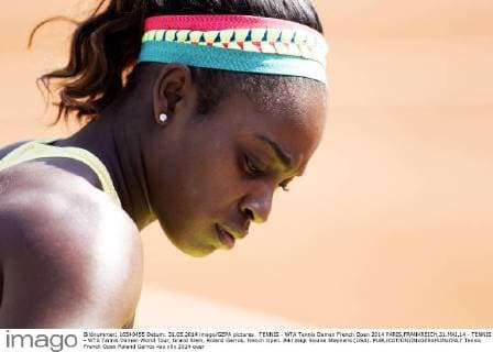 TENNIS - WTA Tennis Damen French Open 2014 PARIS,FRANKREICH,31.MAI.14 - TENNIS - WTA Tennis Damen World Tour, Grand Slam, Roland Garros, French Open. Bild zeigt Sloane Stephens (USA). 