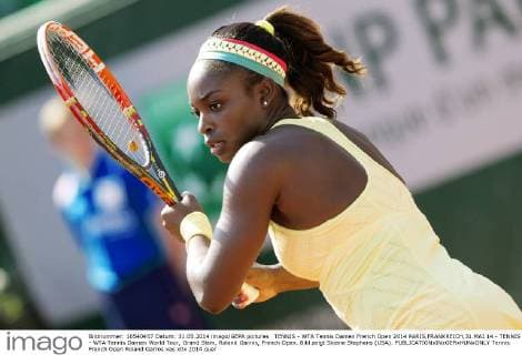 TENNIS - WTA Tennis Damen French Open 2014 PARIS,FRANKREICH,31.MAI.14 - TENNIS - WTA Tennis Damen World Tour, Grand Slam, Roland Garros, French Open. Bild zeigt Sloane Stephens (USA). 