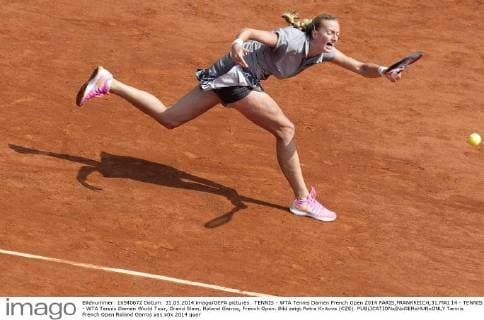TENNIS - WTA Tennis Damen French Open 2014 PARIS,FRANKREICH,31.MAI.14 - TENNIS - WTA Tennis Damen World Tour, Grand Slam, Roland Garros, French Open. Bild zeigt Petra Kvitova (CZE). 