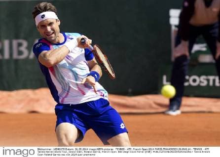 TENNIS - ATP, French Open 2014 PARIS,FRANKREICH,31.MAI.14 - TENNIS - ATP Tennis Herren World Tour, Grand Slam, Roland Garros, French Open. Bild zeigt David Ferrer (ESP). 