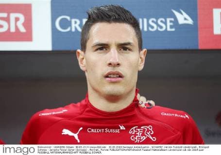 30.05.2014 Swisspor Arena Luzern , SCHWEIZ ,Herren Fussball Länderspiel , Testspiel Schweiz - Jamaika Fabian Schär (Schweiz) ; Portrait , Porträt 