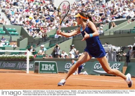 TENNIS - WTA Tennis Damen French Open 2014 PARIS,FRANKREICH,31.MAI.14 - TENNIS - WTA Tennis Damen World Tour, Grand Slam, Roland Garros, French Open. Bild zeigt Ana Ivanovic (SRB). 