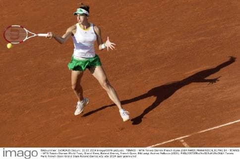 TENNIS - WTA Tennis Damen French Open 2014 PARIS,FRANKREICH,31.MAI.14 - TENNIS - WTA Tennis Damen World Tour, Grand Slam, Roland Garros, French Open. Bild zeigt Andrea Petkovic (GER). 