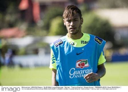 Neymar - Training Brasilien, Granja Comary. TERESOPOLIS RJ, Brasil 31 05 2014. ( x(11)xCelsoxPupox xFotoarenax  (24380)