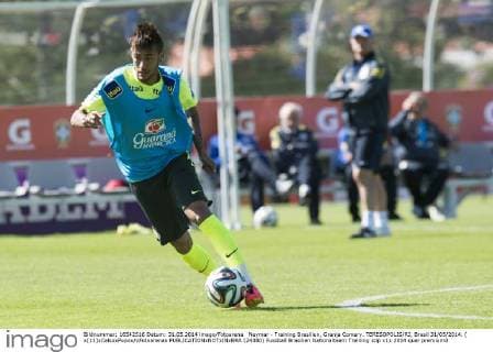 Neymar - Training Brasilien, Granja Comary. TERESOPOLIS RJ, Brasil 31 05 2014. ( x(11)xCelsoxPupox xFotoarenax  (24380)
