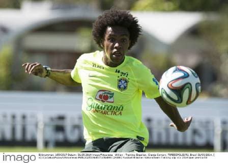Willian - Training Brasilien, Granja Comary. TERESOPOLIS RJ, Brasil 31 05 2014. ( x(11)xCelsoxPupox xFotoarenax  (24380)