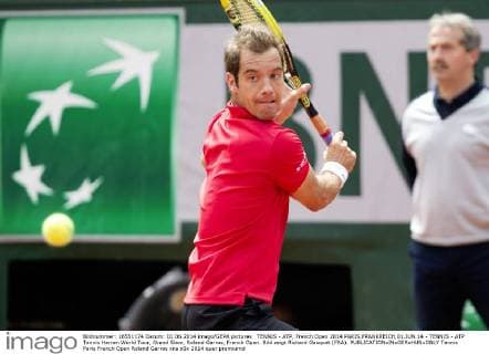 TENNIS - ATP, French Open 2014 PARIS,FRANKREICH,01.JUN.14 - TENNIS - ATP Tennis Herren World Tour, Grand Slam, Roland Garros, French Open. Bild zeigt Richard Gasquet (FRA). 