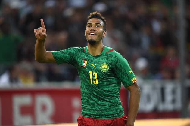 01.06.2014, Fussball Länderspiel, Deutschland - Kamerun, Jubel Eric Maxim Choupo Moting (Kamerun)