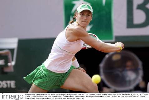 TENNIS - WTA Tennis Damen French Open 2014 PARIS,FRANKREICH,02.JUN.14 - TENNIS - WTA Tennis Damen World Tour, Grand Slam, Roland Garros, French Open. Bild zeigt Andrea Petkovic (GER). 