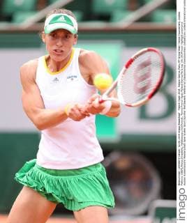 French Open 2014, Roland Garros,Paris,ITF Grand Slam Tennis Tournament, Andrea Petkovic (GER),Aktion,Einzelbild, Halbkoerper,Hochformat,