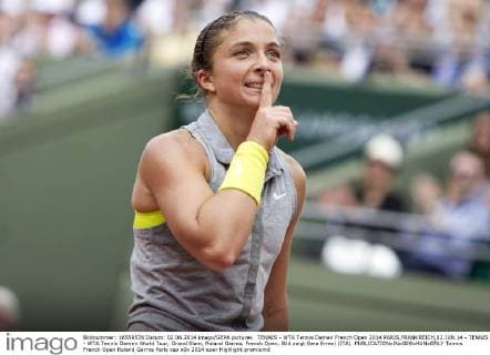 TENNIS - WTA Tennis Damen French Open 2014 PARIS,FRANKREICH,02.JUN.14 - TENNIS - WTA Tennis Damen World Tour, Grand Slam, Roland Garros, French Open. Bild zeigt Sara Errani (ITA). 