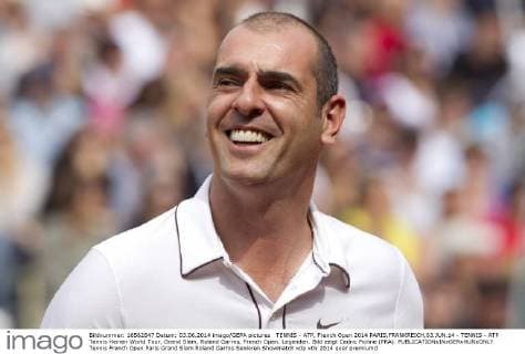 TENNIS - ATP, French Open 2014 PARIS,FRANKREICH,03.JUN.14 - TENNIS - ATP Tennis Herren World Tour, Grand Slam, Roland Garros, French Open. Legenden. Bild zeigt Cedric Pioline (FRA). 