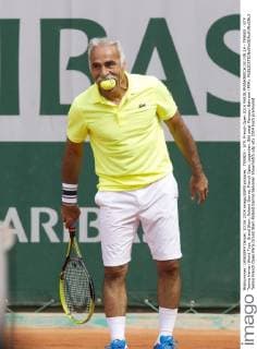TENNIS - ATP, French Open 2014 PARIS,FRANKREICH,03.JUN.14 - TENNIS - ATP Tennis Herren World Tour, Grand Slam, Roland Garros, French Open. Legenden. Bild zeigt Mansour Bahrami (FRA). 