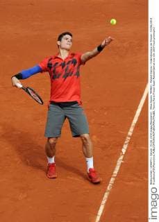 Milos Raonic TENNIS : Roland Garros - Internationaux de France - 03 06 2014 N.LeGouic FEP Panoramic 