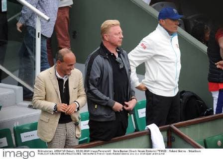 Boris Becker (Coach Novak Djokovic) TENNIS : Roland Garros - NxLeGouic 