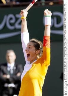 TENNIS - WTA, French Open 2014 PARIS,FRANKREICH,04.JUN.14 - TENNIS - WTA Tennis Damen Tour, Grand Slam, Roland Garros, French Open. Bild zeigt Andrea Petkovic (GER). 