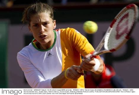 TENNIS - WTA, French Open 2014 PARIS,FRANKREICH,04.JUN.14 - TENNIS - WTA Tennis Damen Tour, Grand Slam, Roland Garros, French Open. Bild zeigt Andrea Petkovic (GER). 