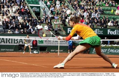TENNIS - WTA, French Open 2014 PARIS,FRANKREICH,04.JUN.14 - TENNIS - WTA Tennis Damen Tour, Grand Slam, Roland Garros, French Open. Bild zeigt Andrea Petkovic (GER). 