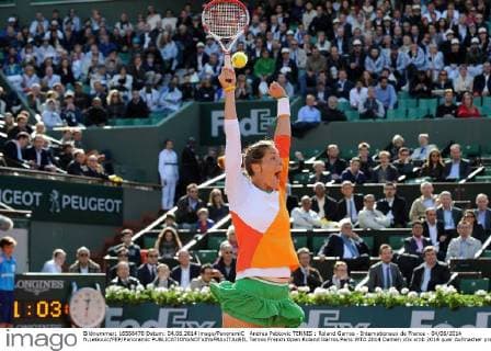 Andrea Petkovic TENNIS : Roland Garros - Internationaux de France - 04 06 2014 N.LeGouic FEP Panoramic 