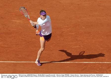 Simona Halep TENNIS : Roland Garros - Internationaux de France - 04 06 2014 N.LeGouic FEP Panoramic 
