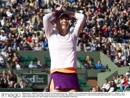 TENNIS - WTA, French Open 2014 PARIS,FRANKREICH,04.JUN.14 - TENNIS - WTA Tennis Damen Tour, Grand Slam, Roland Garros, French Open. Bild zeigt Simona Halep (ROU). 