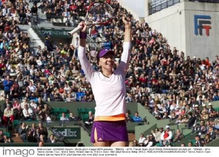 TENNIS - WTA, French Open 2014 PARIS,FRANKREICH,04.JUN.14 - TENNIS - WTA Tennis Damen Tour, Grand Slam, Roland Garros, French Open. Bild zeigt Simona Halep (ROU). 
