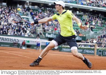 TENNIS - ATP, French Open 2014 PARIS,FRANKREICH,04.JUN.14 - TENNIS - ATP Tennis Herren World Tour, Grand Slam, Roland Garros, French Open. Bild zeigt Andy Murray (GBR). 