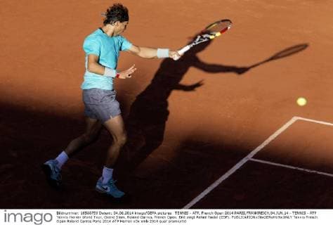 TENNIS - ATP, French Open 2014 PARIS,FRANKREICH,04.JUN.14 - TENNIS - ATP Tennis Herren World Tour, Grand Slam, Roland Garros, French Open. Bild zeigt Rafael Nadal (ESP). 