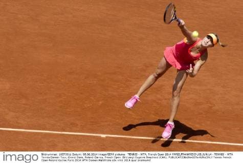 TENNIS - WTA, French Open 2014 PARIS,FRANKREICH,05.JUN.14 - TENNIS - WTA Tennis Damen Tour, Grand Slam, Roland Garros, French Open. Bild zeigt Eugenie Bouchard (CAN). 