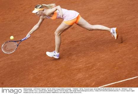 TENNIS - WTA, French Open 2014 PARIS,FRANKREICH,05.JUN.14 - TENNIS - WTA Tennis Damen Tour, Grand Slam, Roland Garros, French Open. Bild zeigt Maria Sharapova (RUS). 