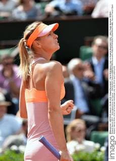 Maria Sharapova (rus) vs Eugenie Bouchard (can) - demi finale femmes TENNIS : Roland Garros 2014 - Internationnaux de France - 05 06 2014 AnthonyBIBARD FEP Panoramic 