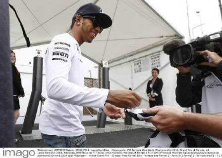 Motorsports: FIA Formula One World Championship 2014, Grand Prix of Canada, 44 Lewis Hamilton (GBR, Mercedes AMG Petronas F1 Team), xHOCHxZWEIx