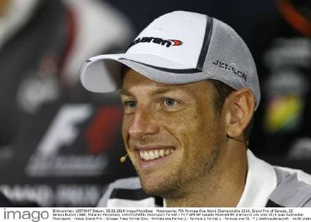Motorsports: FIA Formula One World Championship 2014, Grand Prix of Canada, 22 Jenson Button (GBR, McLaren Mercedes), xHOCHxZWEIx