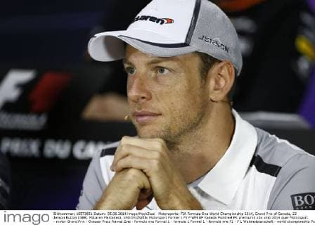 Motorsports: FIA Formula One World Championship 2014, Grand Prix of Canada, 22 Jenson Button (GBR, McLaren Mercedes), xHOCHxZWEIx