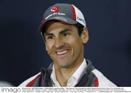 Motorsports: FIA Formula One World Championship 2014, Grand Prix of Canada, 99 Adrian Sutil (GER, Sauber F1 Team), xHOCHxZWEIx