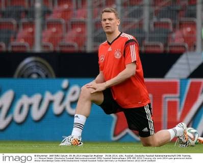 05.06.2014, xjhx, Fussball, Deutsche Fussball Nationalmannschaft DFB Training, v.l. Manuel Neuer (Deutsche Fussball Nationalmannschaft DFB)