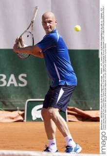 TENNIS - ATP, French Open 2014 PARIS,FRANKREICH,06.JUN.14 - TENNIS - ATP Tennis Herren World Tour, Grand Slam, Roland Garros, French Open. Legenden. Bild zeigt Andrei Medvedev (UKR). 