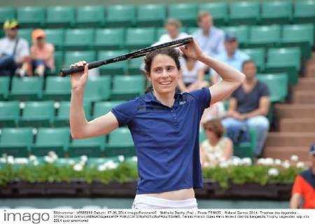 Nathalie Dechy (fra) - Finale TENNIS : Roland Garros 2014- Trophee des legendes - 07 06 2014 AnthonyBIBARDAgenceFEP 
